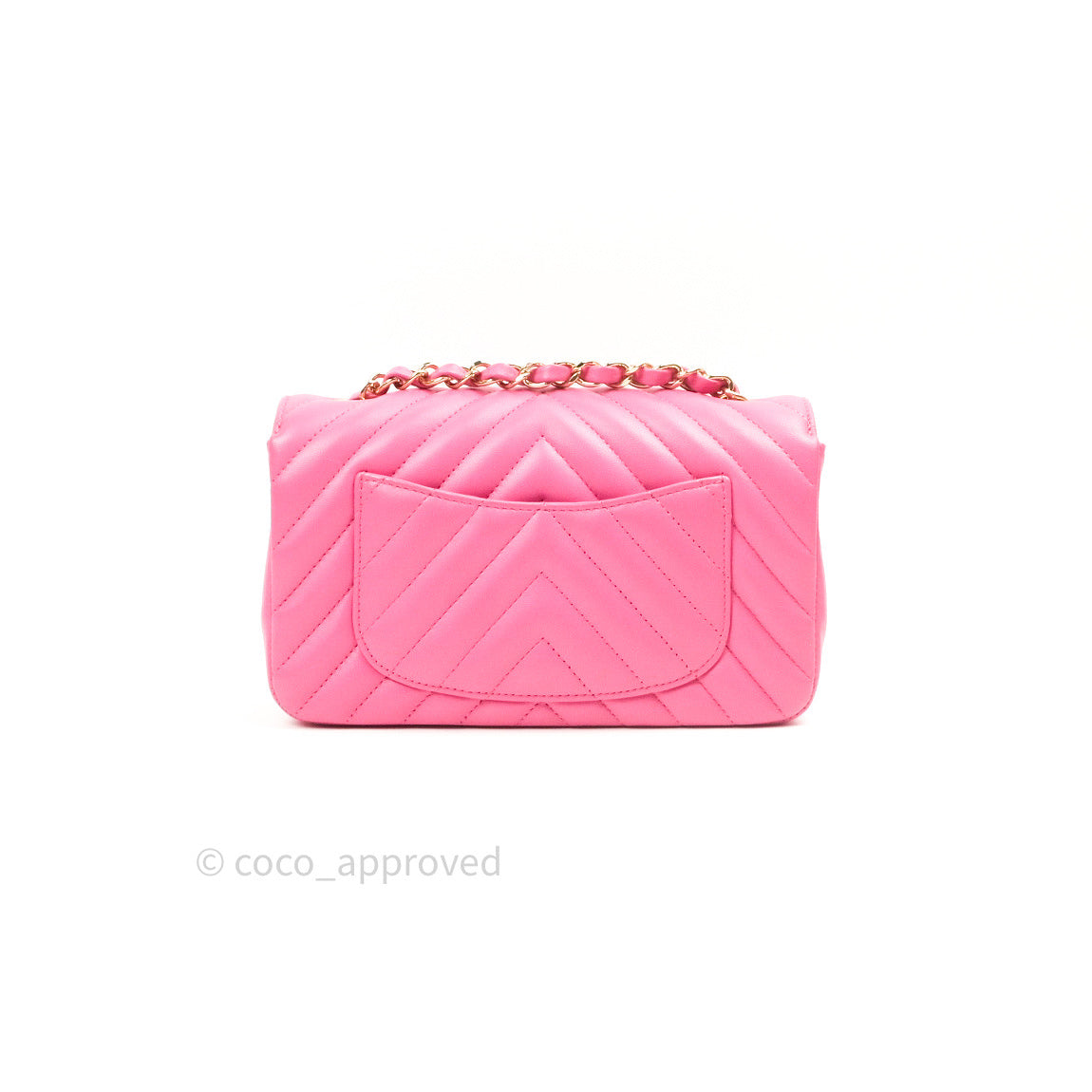 Chanel Quilted Mini Rectangular Pink Lambskin Gold Hardware – Coco Approved  Studio