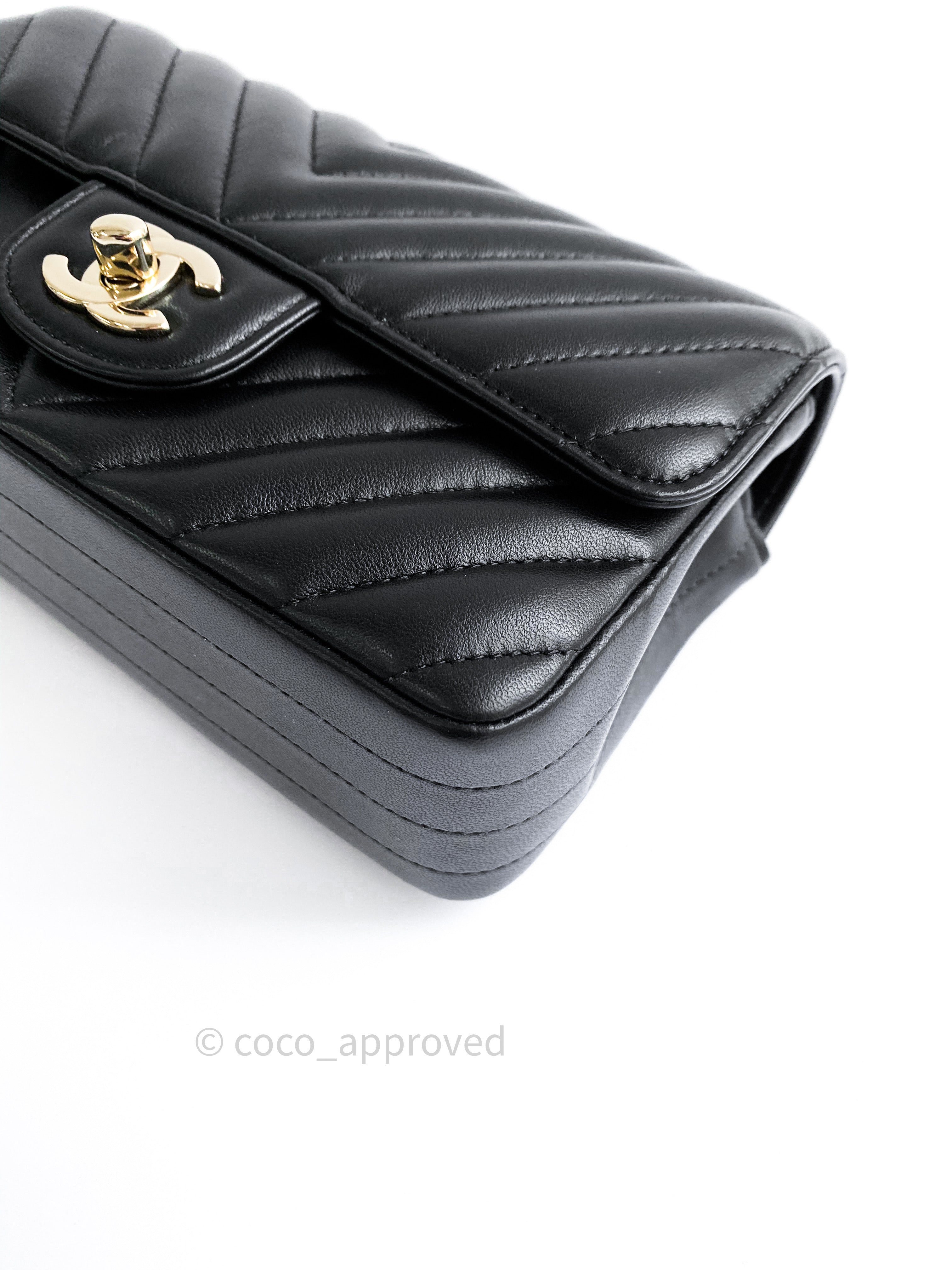 Chanel Chevron Mini Rectangular Flap Bag – The Find Studio