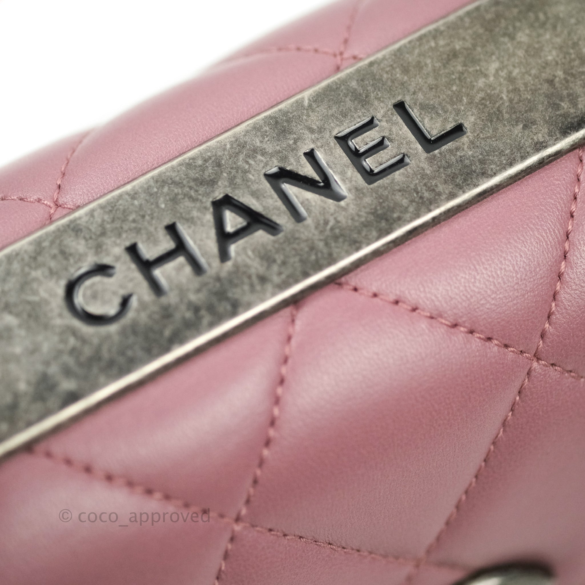Chanel Classic Card Holder Pink Lambskin Rainbow Hardware – Coco Approved  Studio