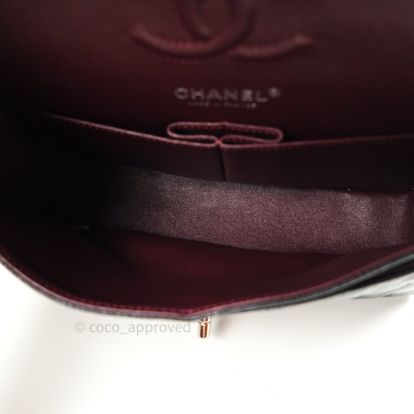 Chanel Classic Small Pouch Matelasse AP1071 Caviar Skin BK SV Hardware 30th  6475
