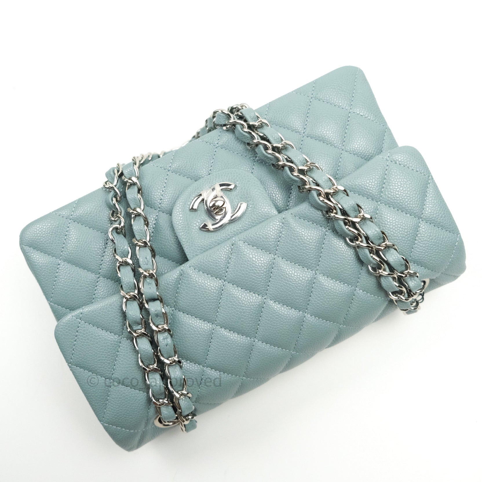 Chanel Baby Blue Single Flap Bag ○ Labellov ○ Buy and Sell