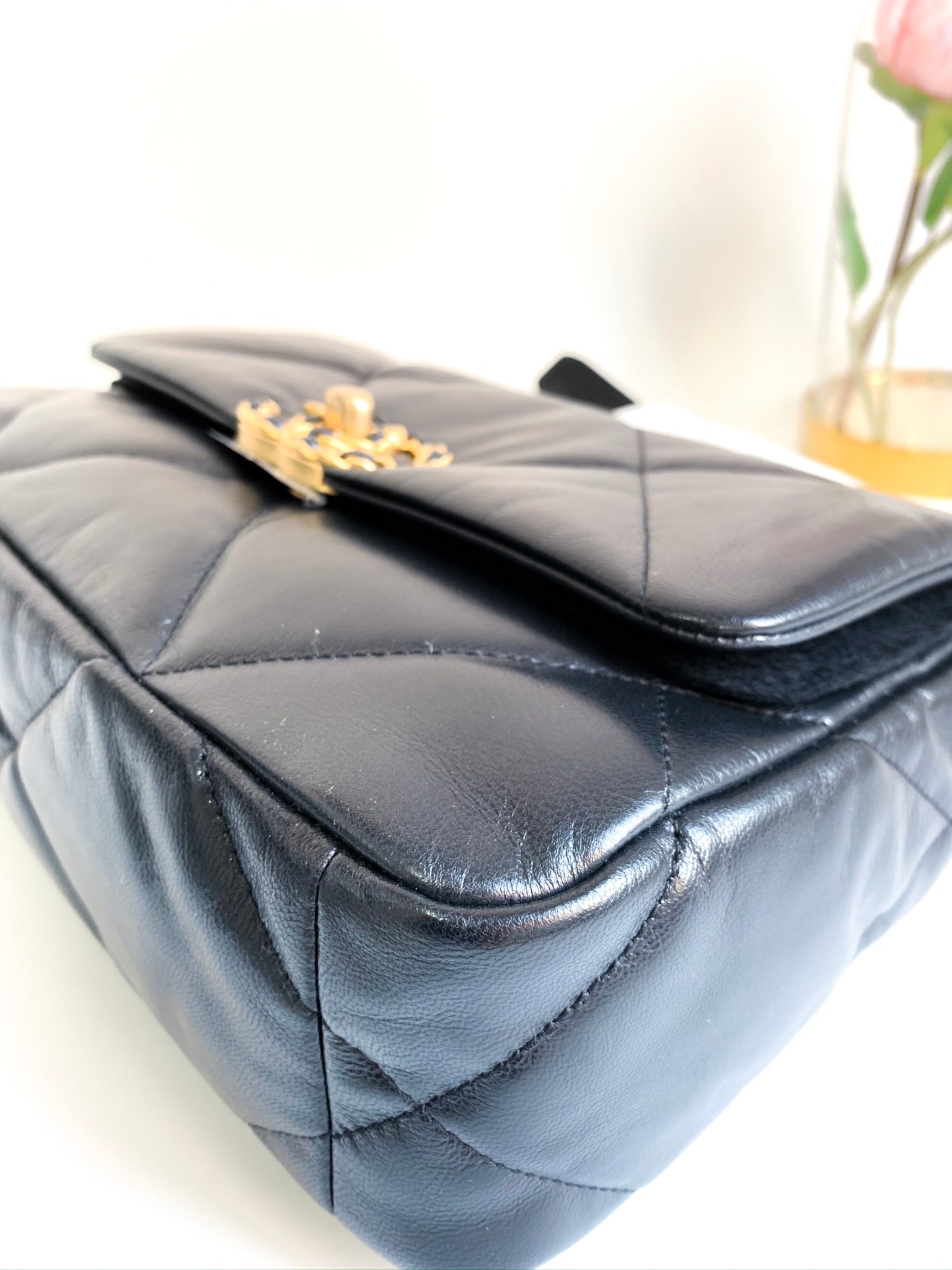 Chanel 19 Small Pouch Bag – Brandera Luxury Vintage