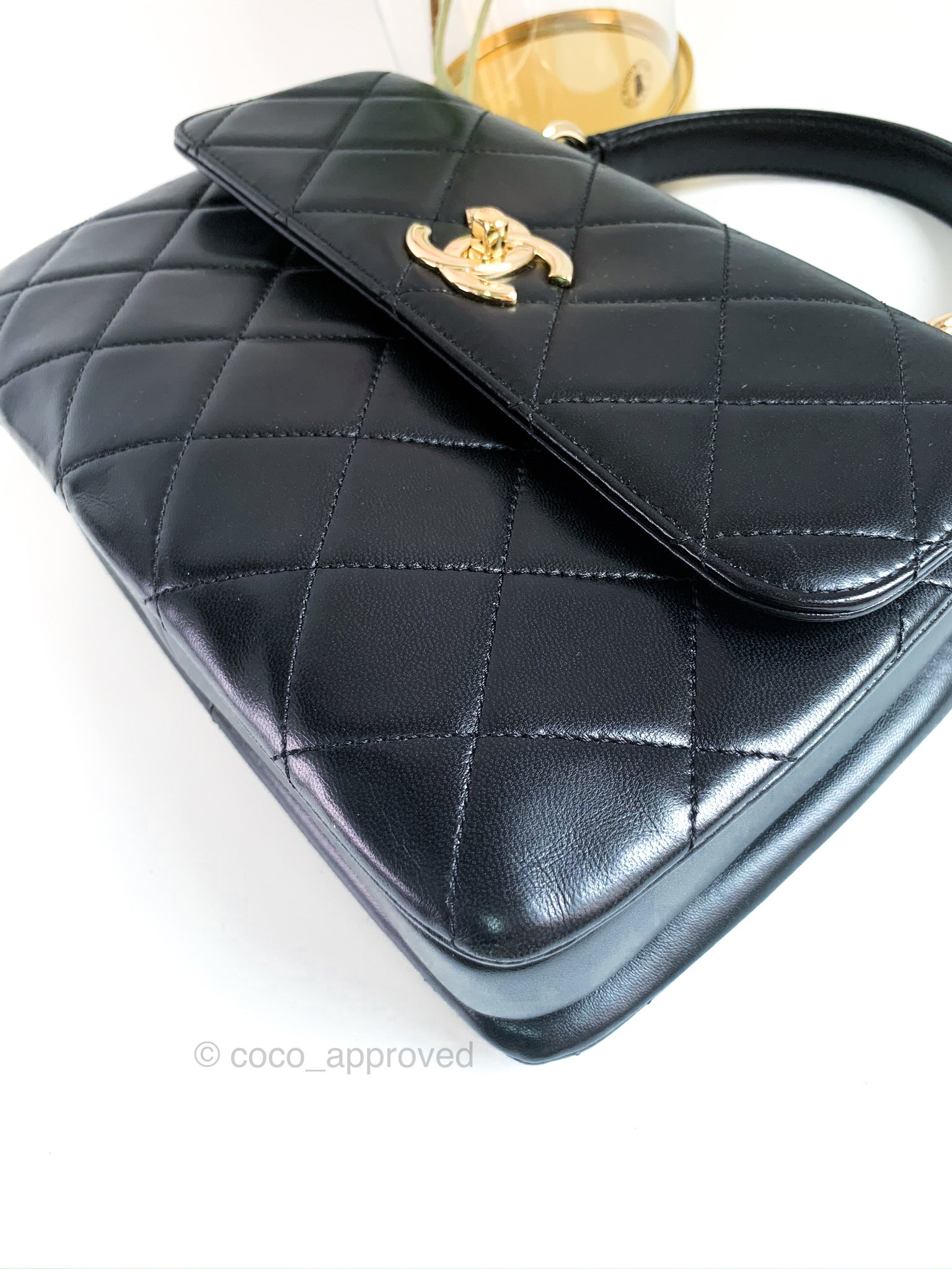 Chanel 22 Bag Black Calfskin So Black Hardware – Coco Approved Studio