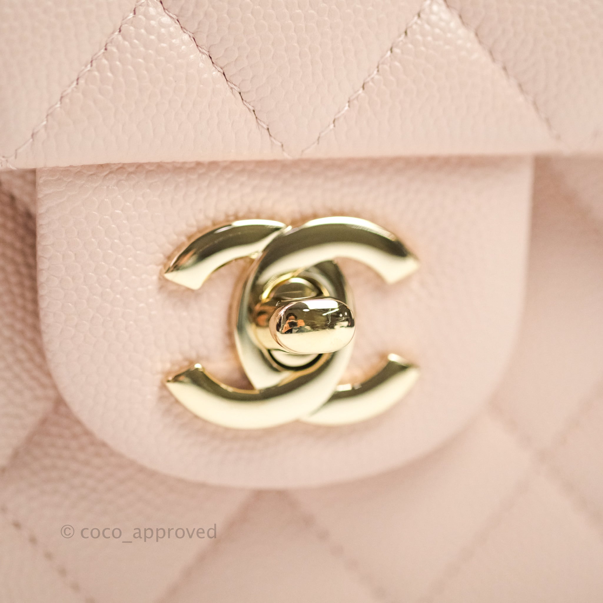 Chanel Classic Small S/M Flap Pink Caviar Gold Hardware – Coco Approved  Studio