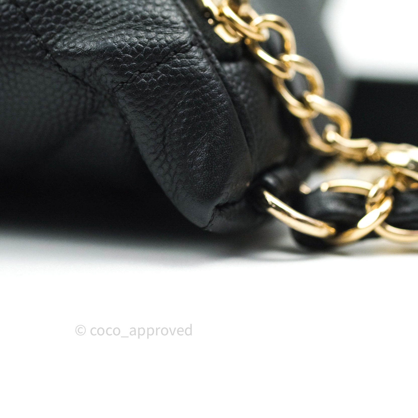 CHANEL Caviar Quilted Business Affinity Waist Belt Bag Black 1321446