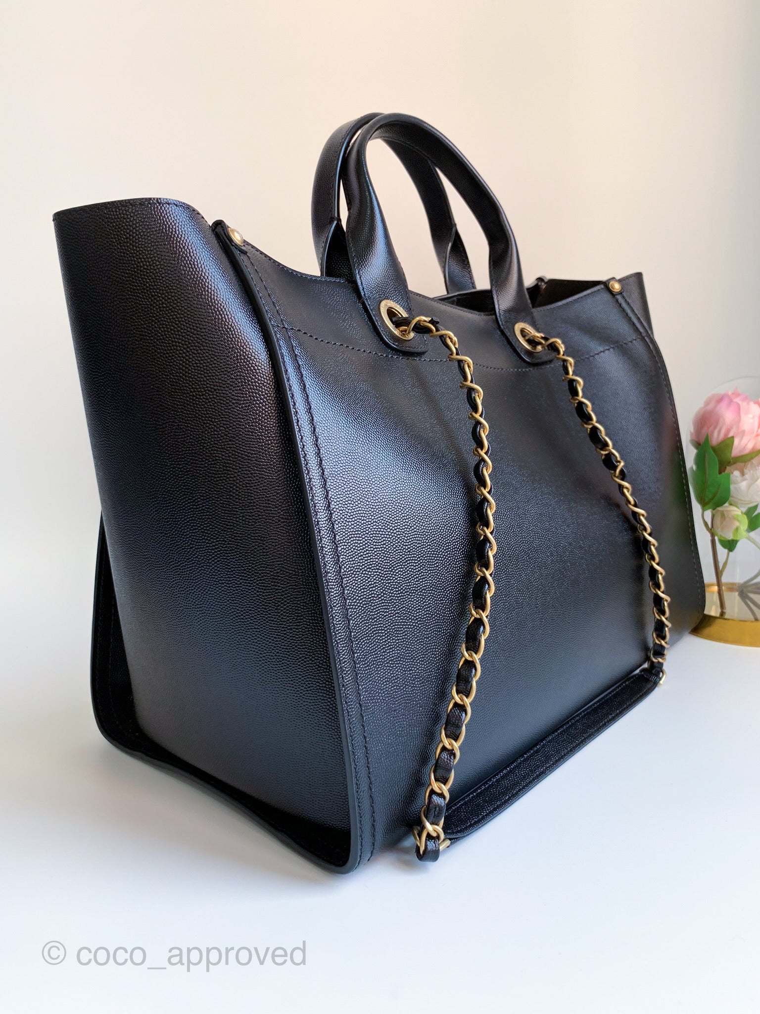 Chanel Medium Deauville Tote - Black Totes, Handbags - CHA951951