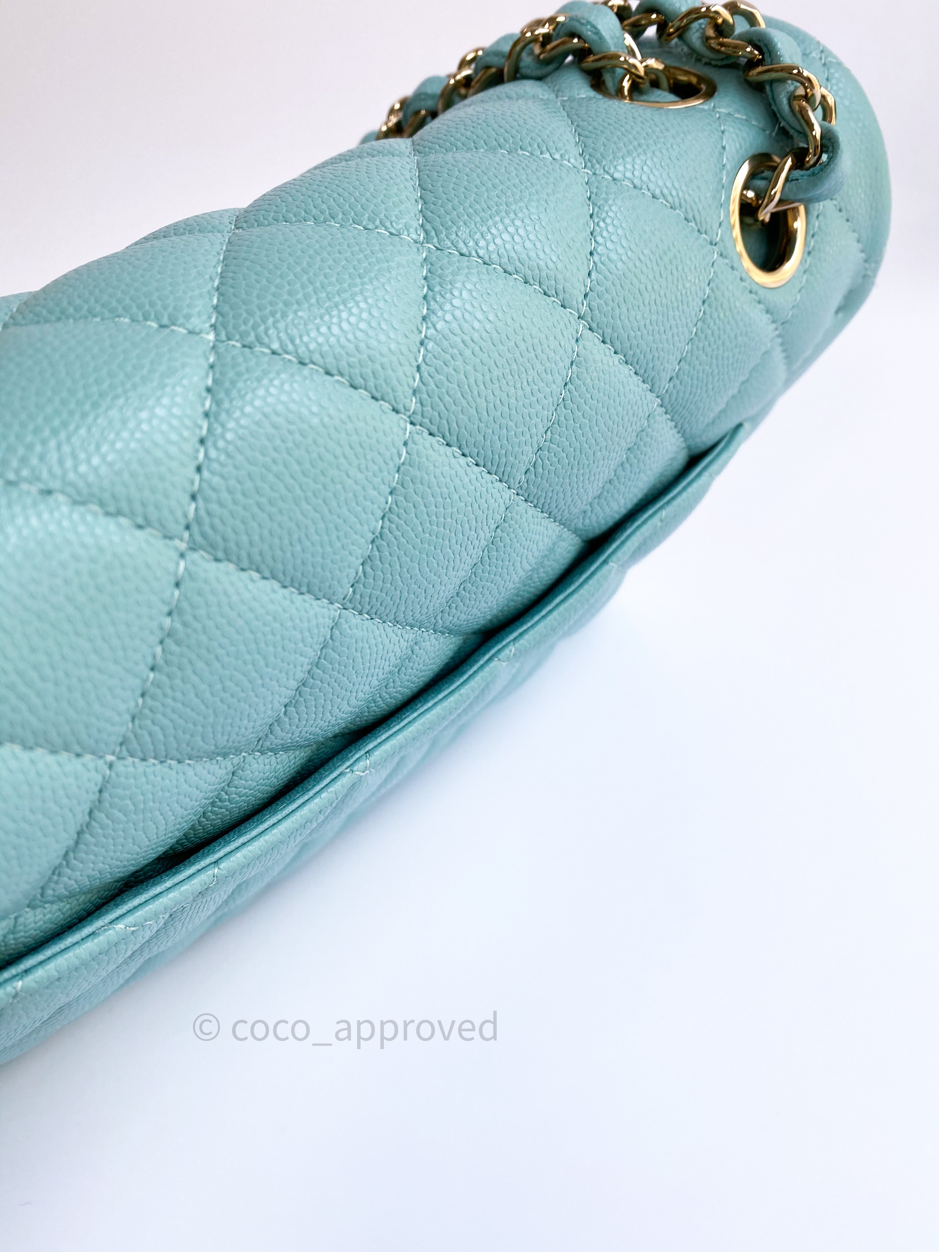 CHANEL 16C Bleu Roi Caviar Classic Flap Bag RHW *New - Timeless Luxuries
