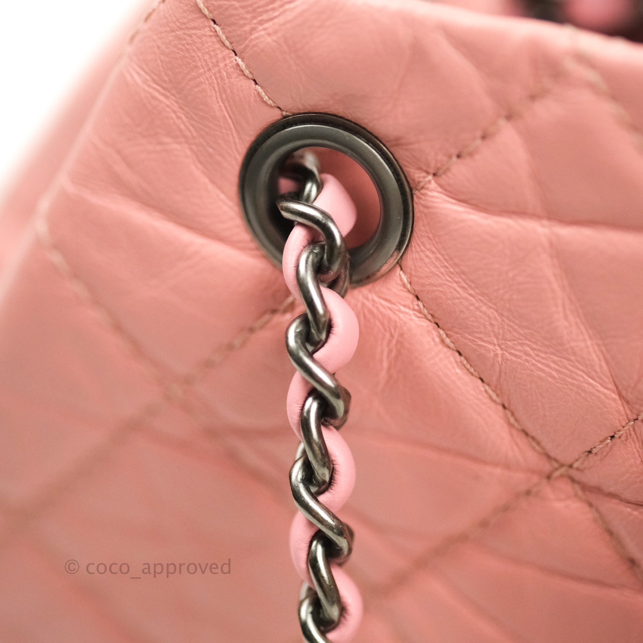Gabrielle leather backpack Chanel Pink in Leather - 36931324