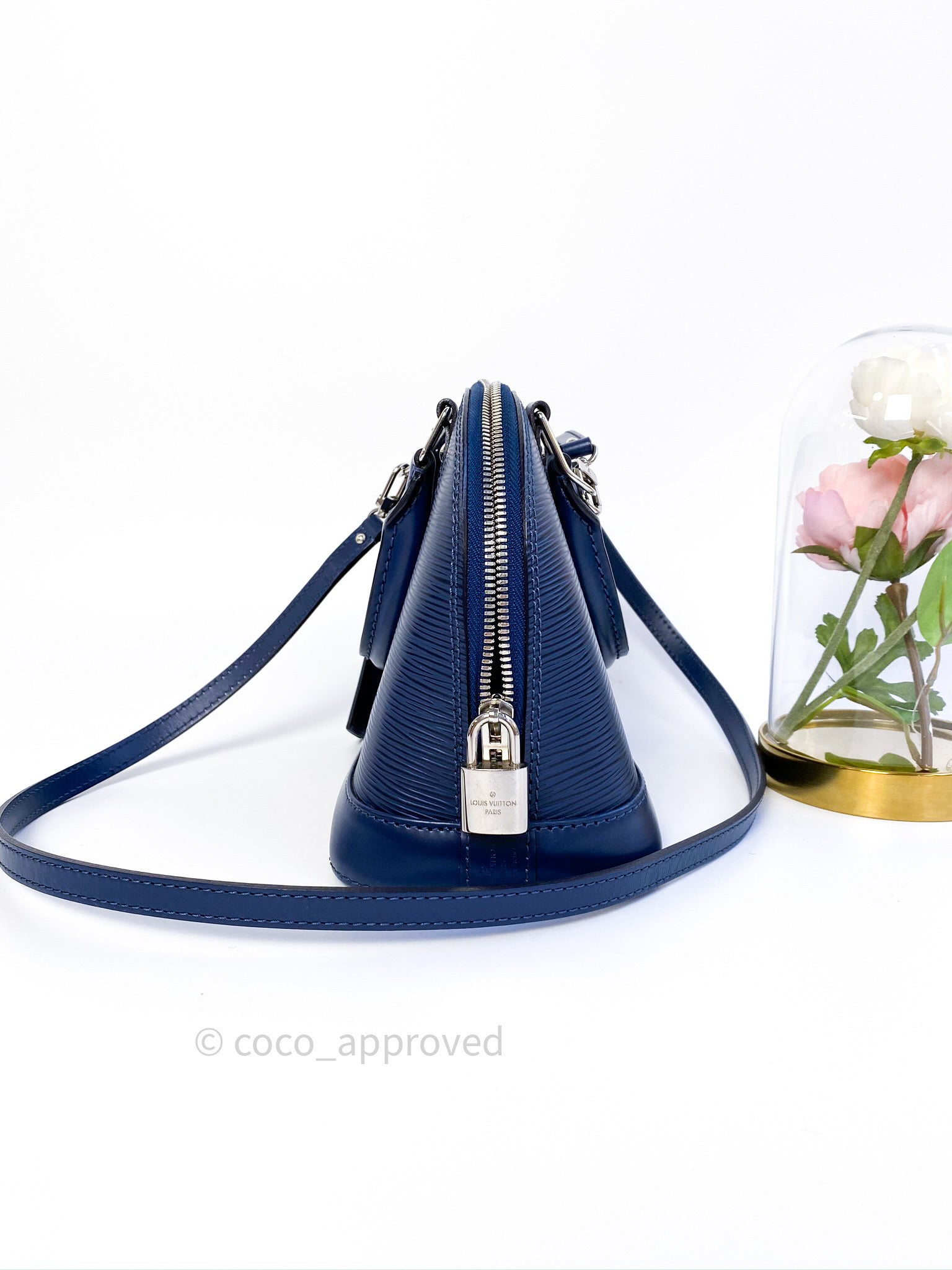 Louis Vuitton Epi Alma BB Indigo – Coco Approved Studio