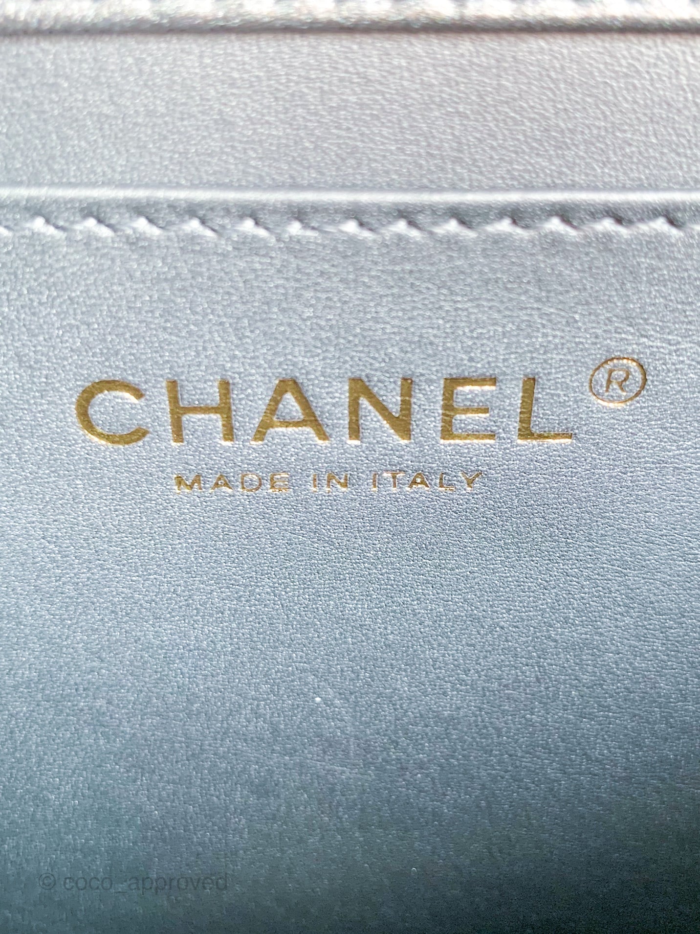 Chanel Mini Coco Splash Flap Bag PVC Lambskin Pink/Blue/Green Silver H – Coco  Approved Studio