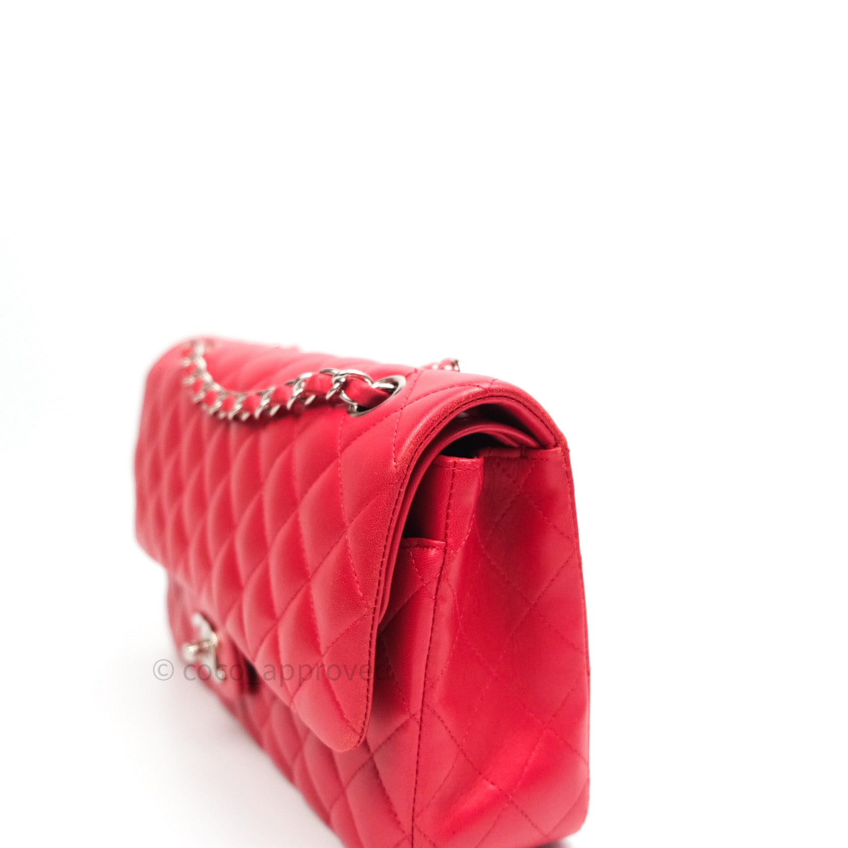 chanel bag with red interior