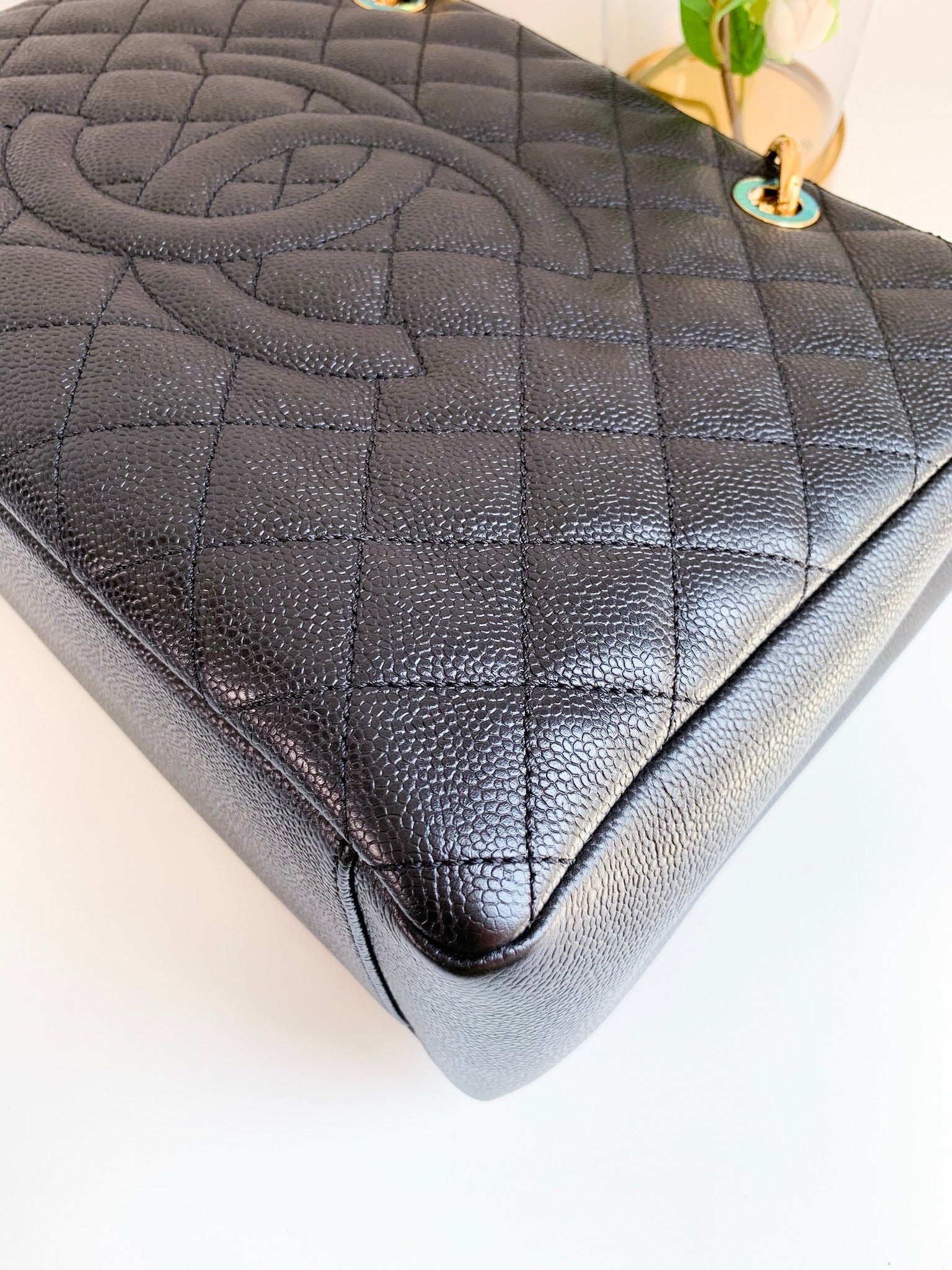 Chanel GST Black Caviar - Designer WishBags